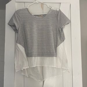Hem and Thread boutique striped Kaylee top, size small.